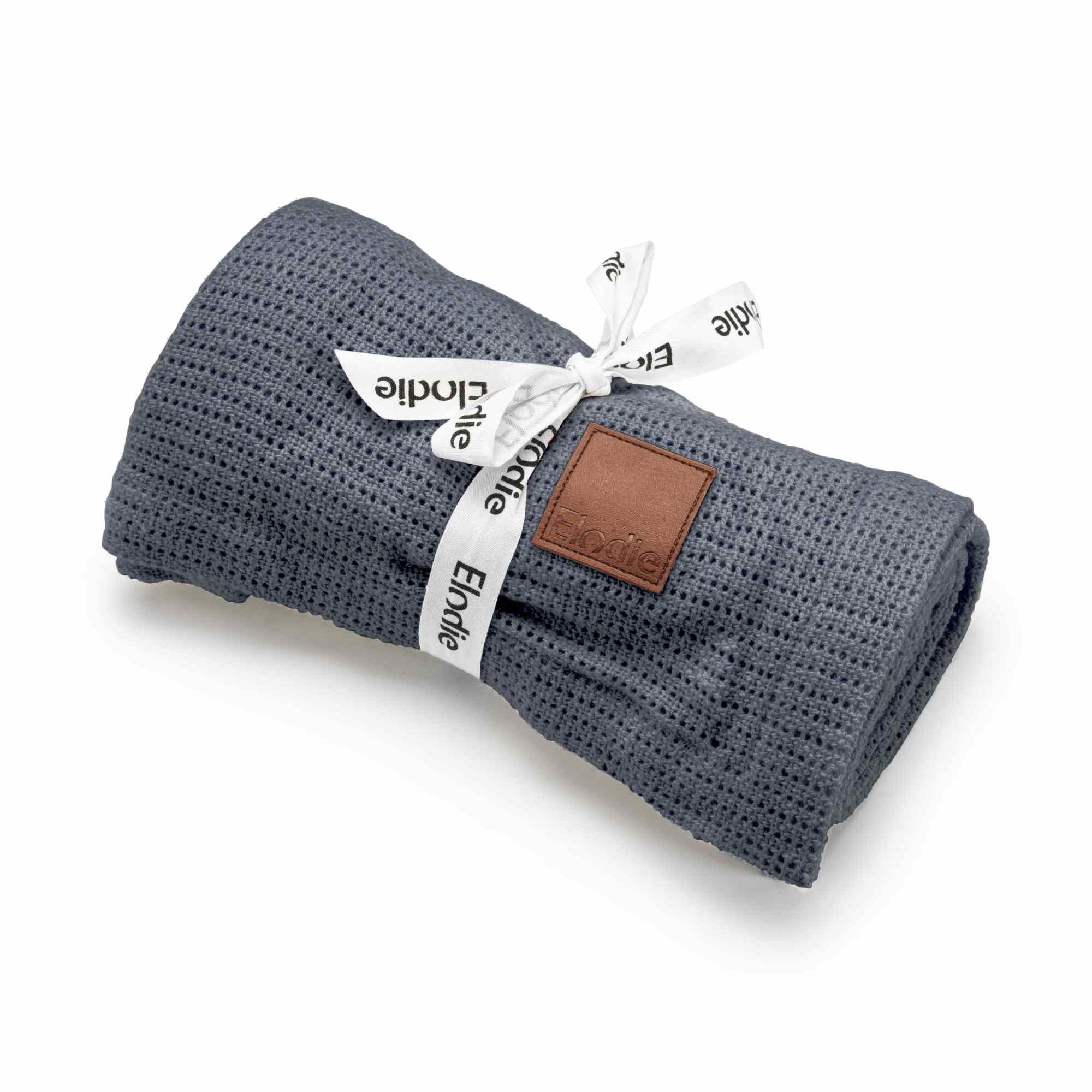 Elodie Details, Kocyk tkany - Tender Blue