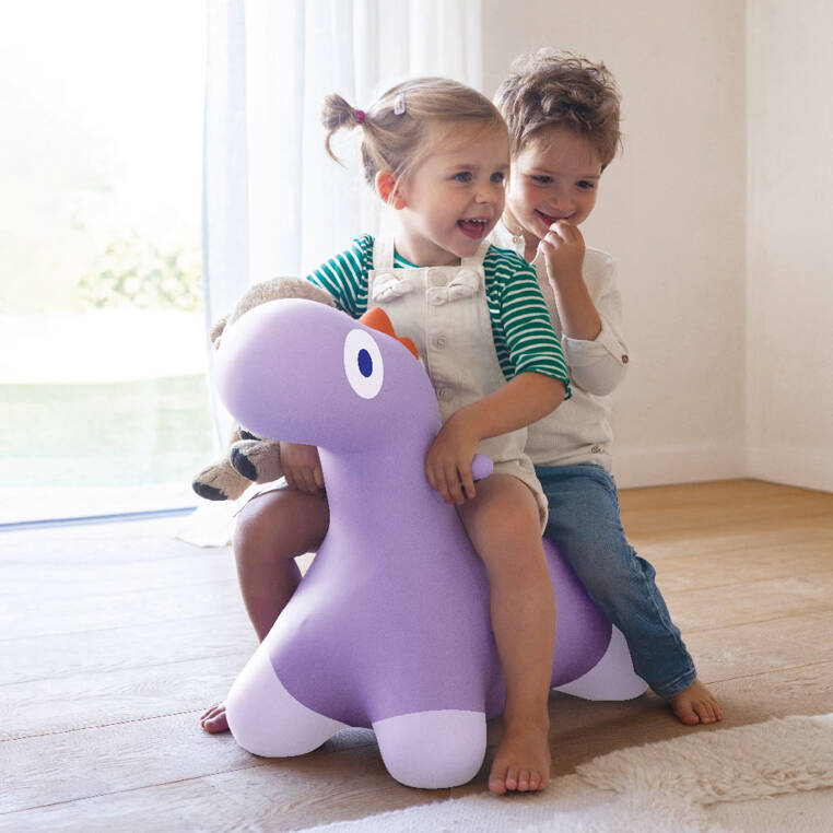 Quut Skoczek Hoppi Dino Lavender 2+