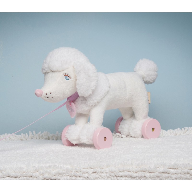 Ragtales Piesek Coco na kółkach 37cm 18m+