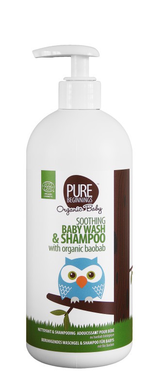 Pure Beginnings Żel i Szampon 2w1 Baobab 500ml 0+