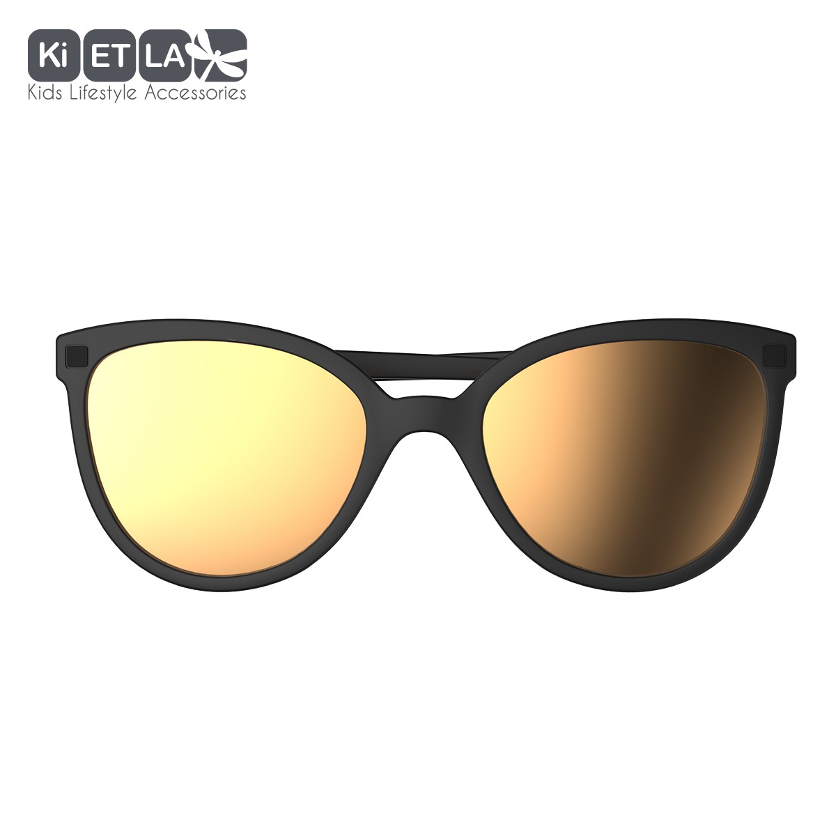 Ki ET LA Okulary Przeciwsłoneczne CraZyg-Zag SUN BuZZ Black 6-9 lat