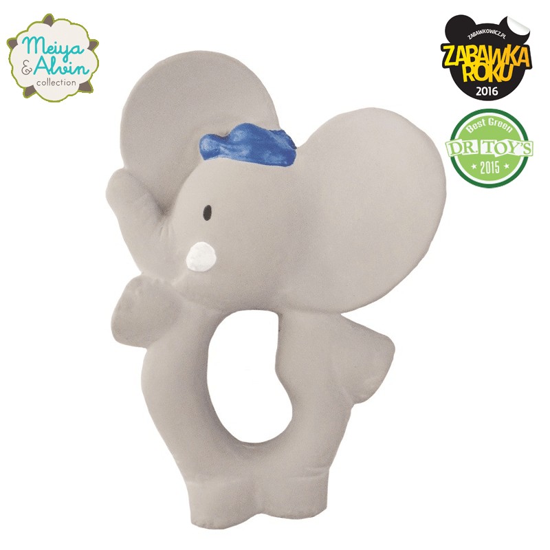 Meiya & Alvin Organiczny Gryzak Słonik 0+