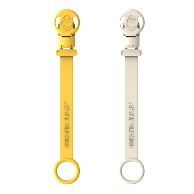 Matchstick Monkey, 2 zawieszki silikonowe MULTI Lion & Giraffe