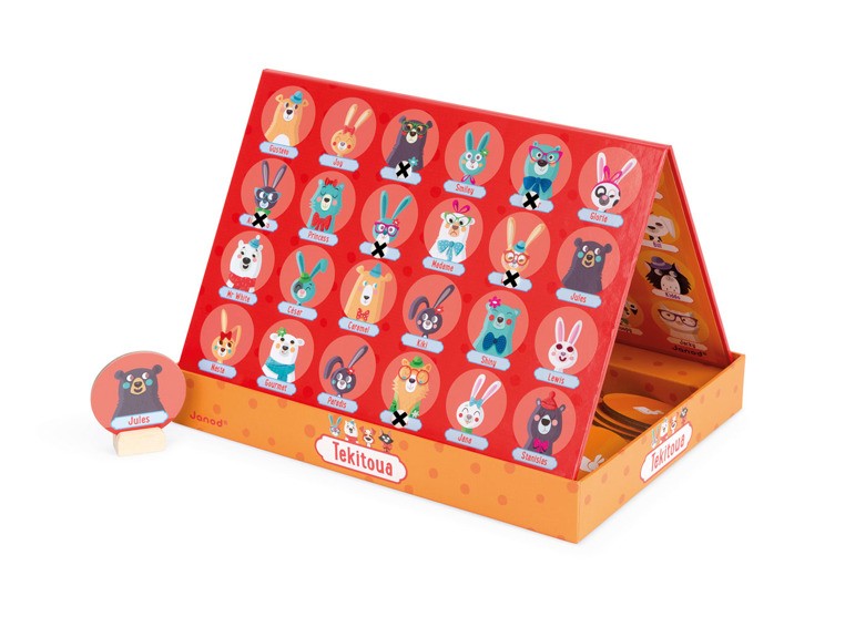 Janod Gra planszowa Zgadnij kim jestem! Zwierzęta 5+