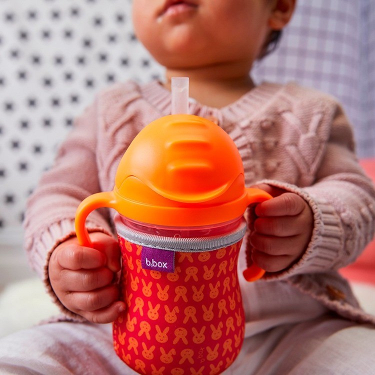 B.Box Bidon ze słomką 240 ml kobaltowy 6m+