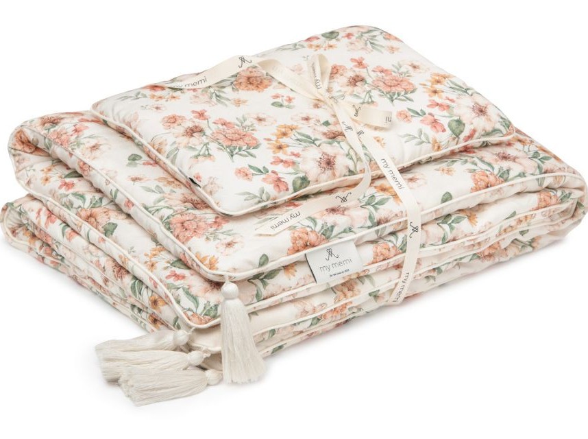 My Memi Pościel Bambusowa 75x95 z Wypełnieniem Bloom