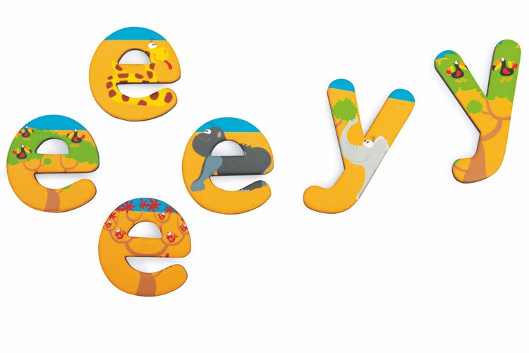 Scratch Magnetyczne Literki Safari 26el 3+