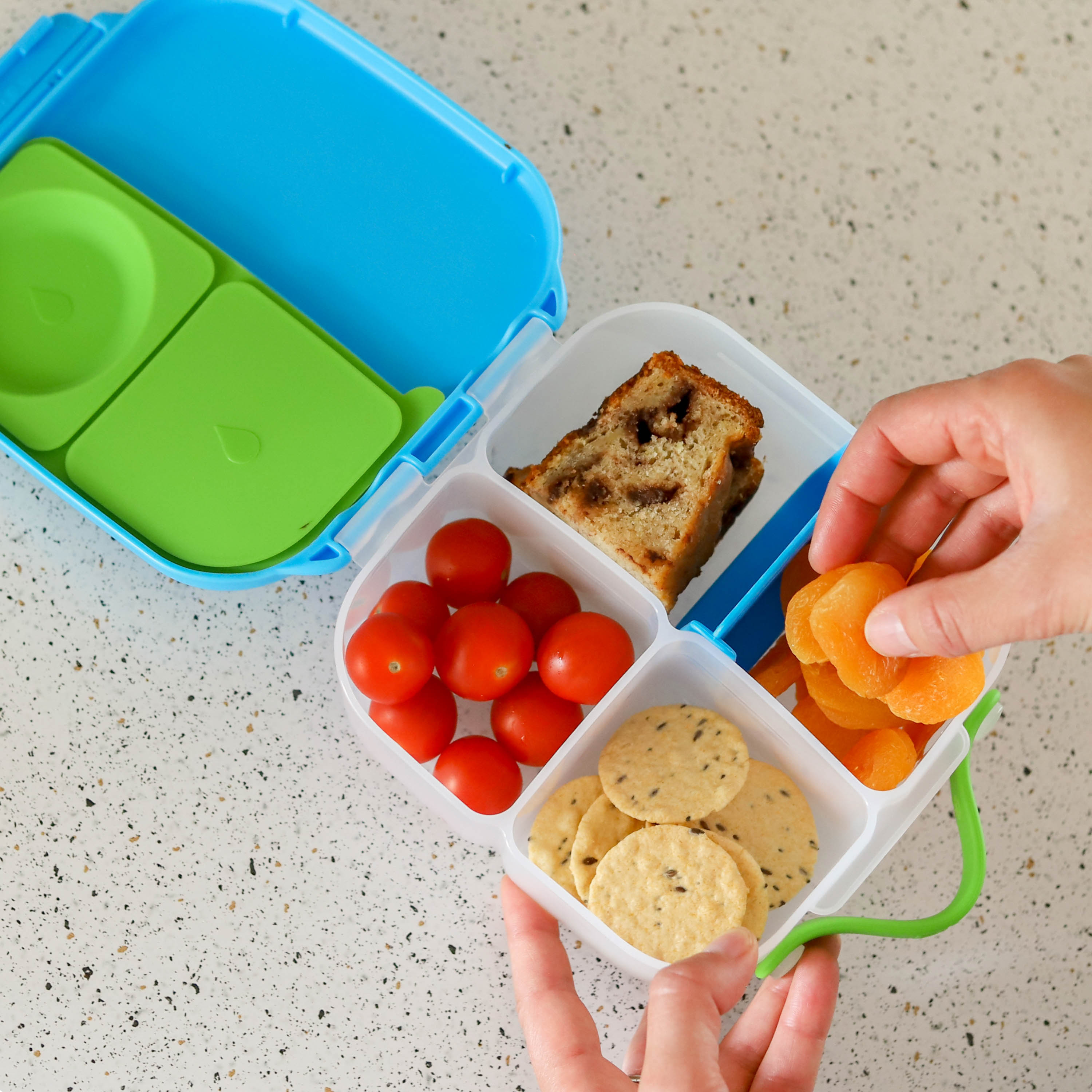 B.box Mini Lunchbox - Blue Slate 12m+
