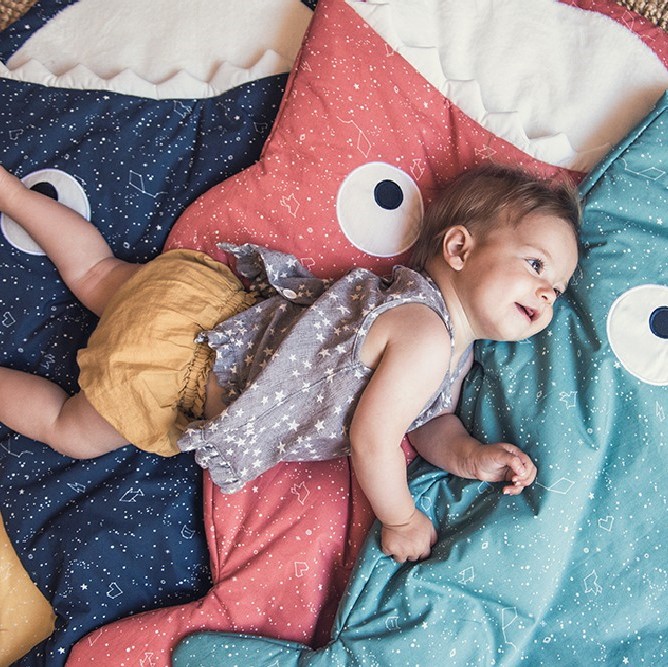 Baby Bites, Śpiworek dziecięcy Constellations (1-18 miesięcy) Coral