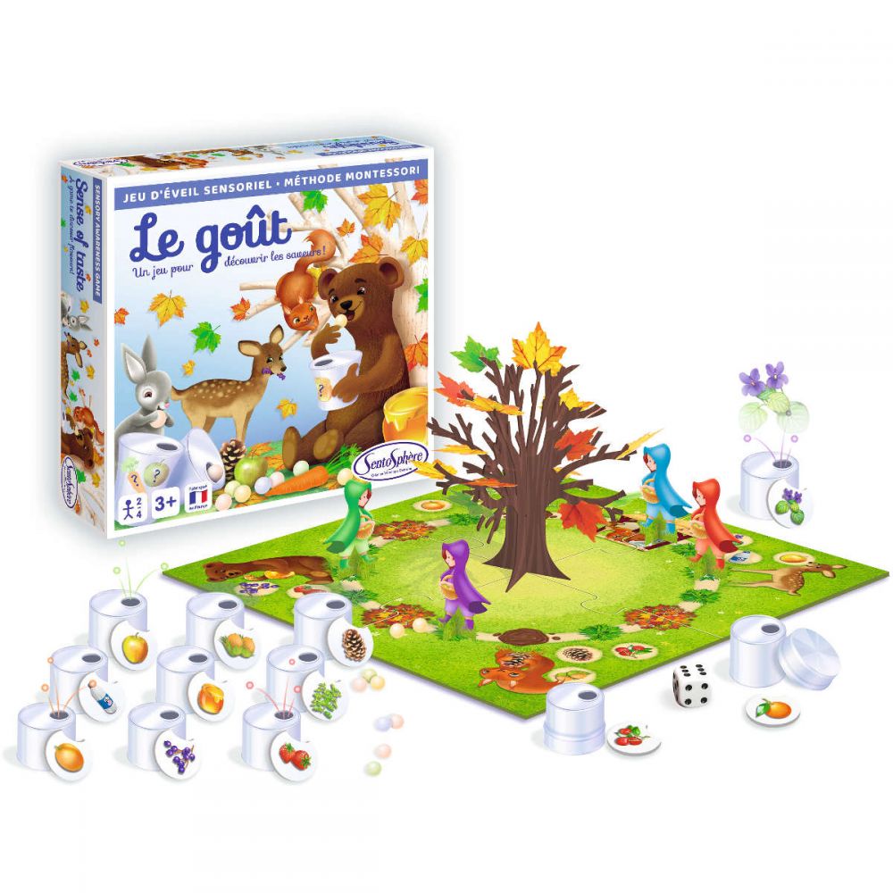 SentoSphere Gra sensoryczna Smak Montessori 4+