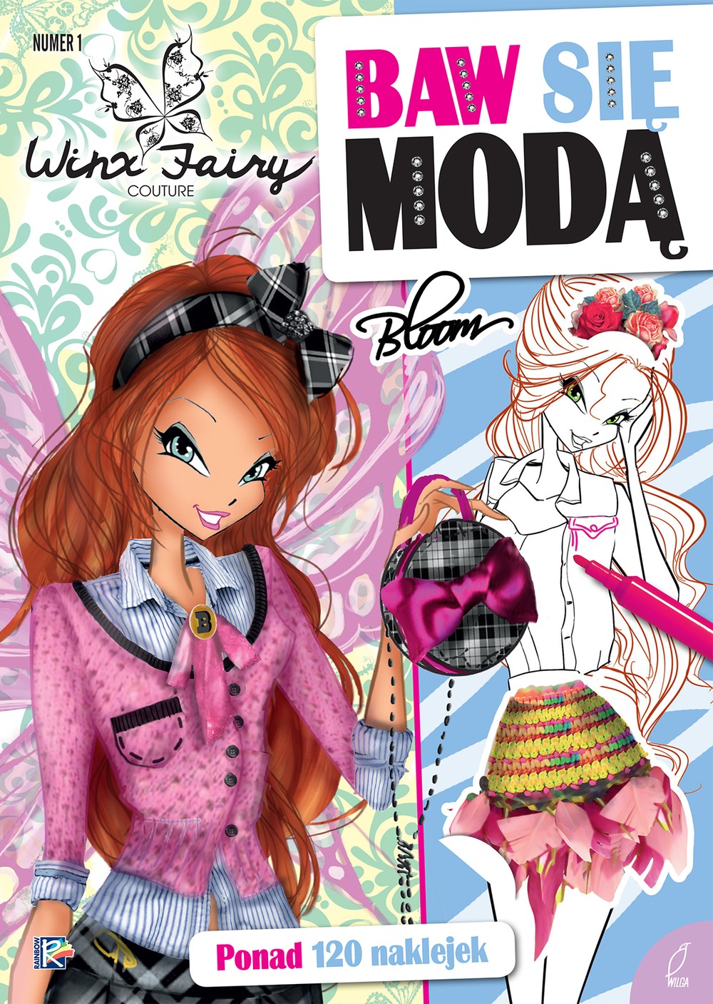 Baw się modą Winx Tom 1 Książka z naklejkami 3+