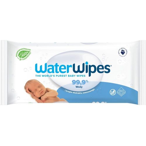 WaterWipes Chusteczki Bio 60 szt. 0+