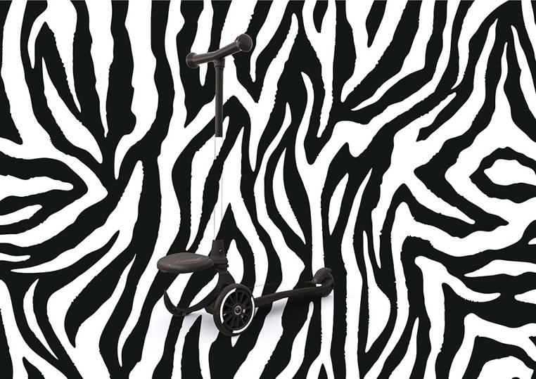 Scootandride Highwaykick 2 Lifestyle Hulajnoga 2+ Zebra