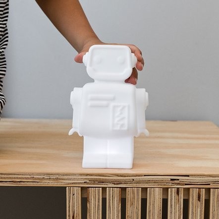 Flow Amsterdam Lampka LED Robot Hero 0+