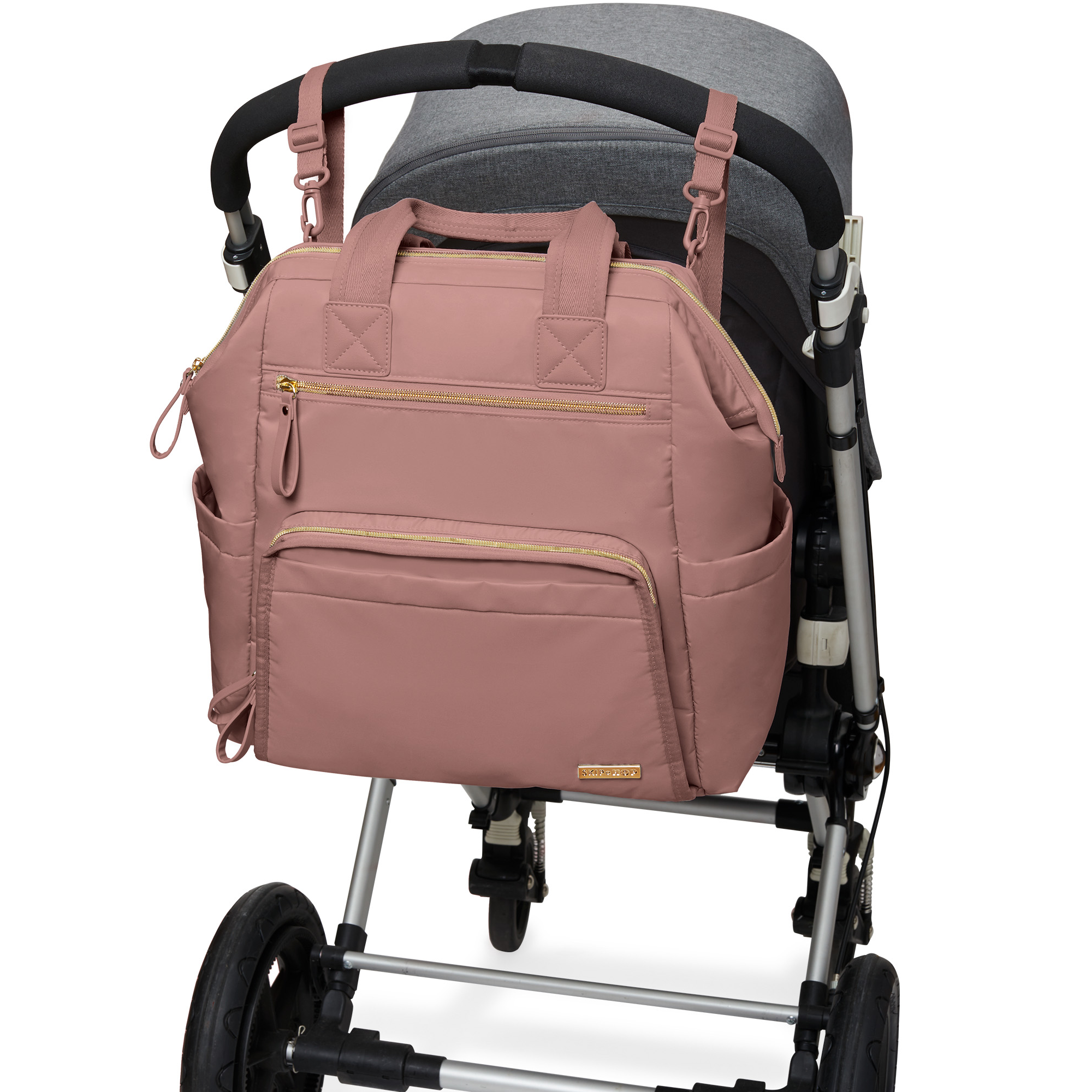 Skip Hop Plecak Main Frame Dusty Rose - Szerokie Otwarcie