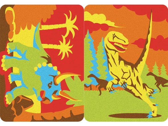 Sabbiarelli Magiczny Piasek Dinozaury 5l+