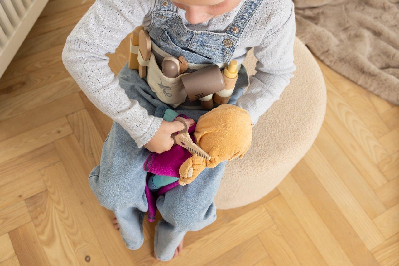 Dantoy Barber Fryzjer Zestaw Drewniane Akcesoria 3+