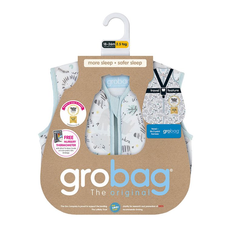 Gro Company Śpiworek Travel Jungle Boogie 2,5 tog 18-36 m