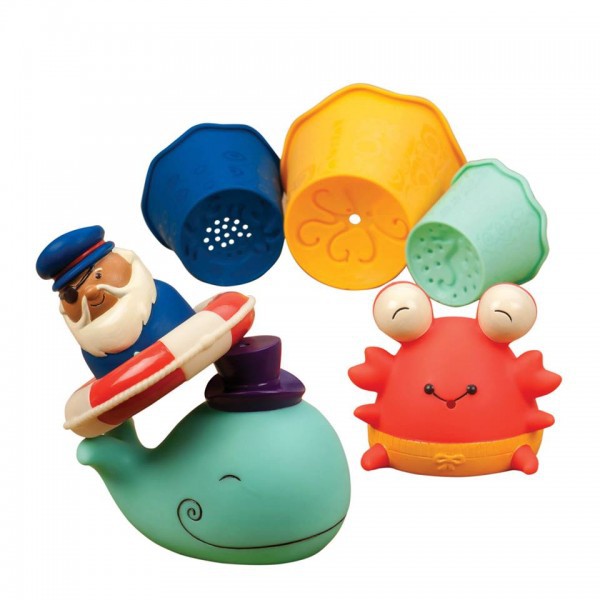 B. toys Zestaw do kąpieli Wee B. Splashy - Niebieski 0+