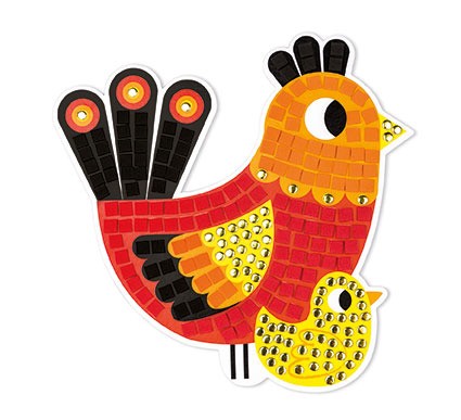 Janod Zestaw Artystyczny Mozaika Dzień na Farmie 4+