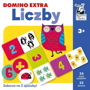 Gra Domino Liczby Kapitan Nauka +3 lata