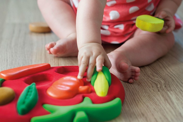 Rubbabu Sorter Puzzle 3D Warzywa Sensoryczny 1+