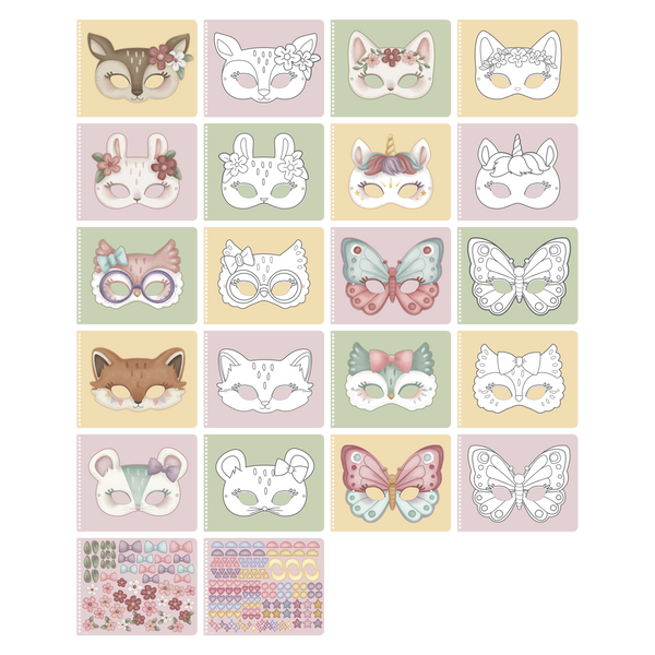 Little Dutch Kreatywny zeszyt z nożyczkami Rosa & Friends 3+