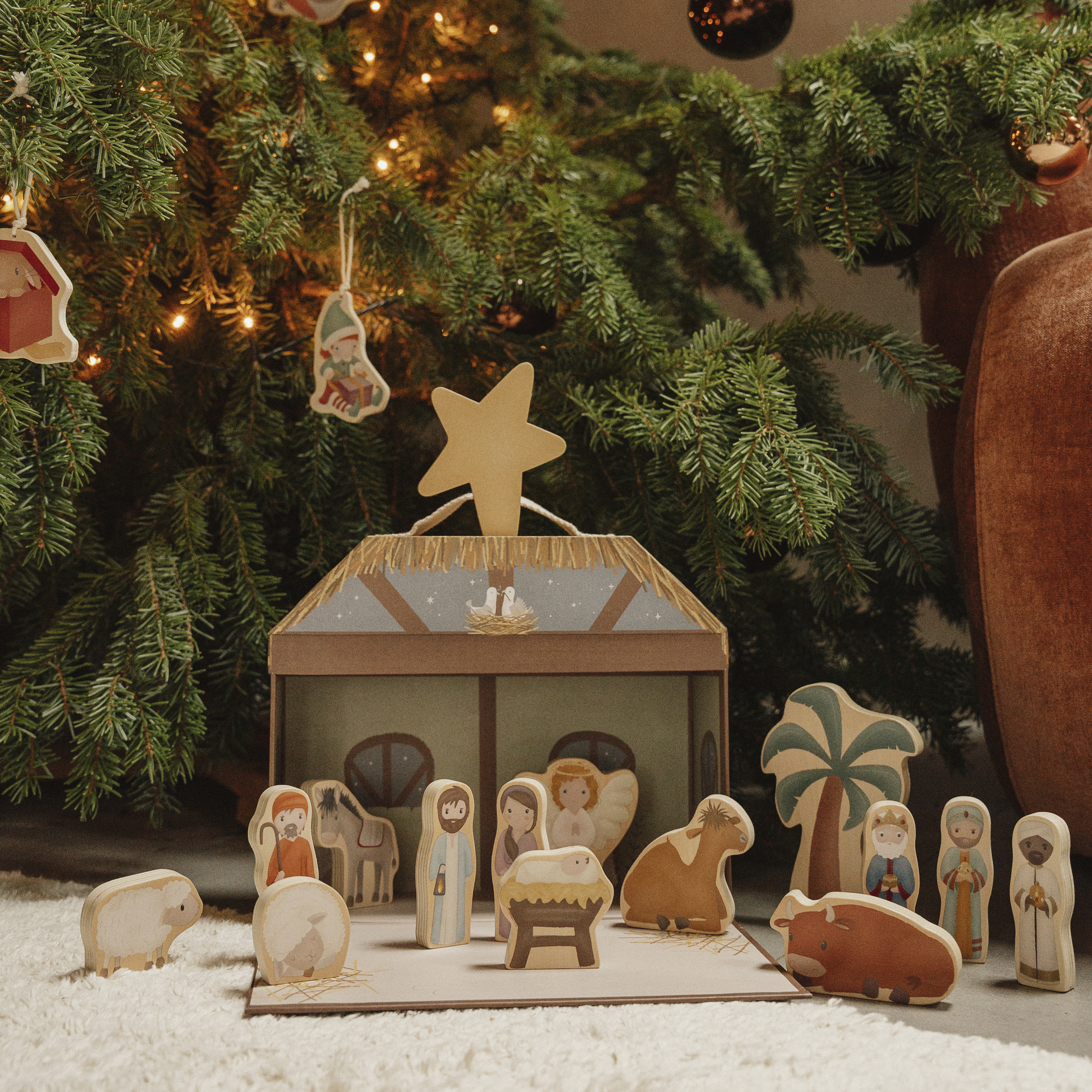 Little Dutch Szopka Świąteczna w Walizeczce 18m+