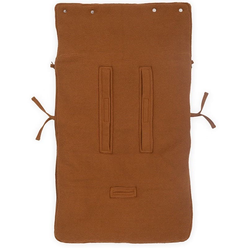 Jollein Śpiworek Basic Knit CARAMEL Wózek/Fotelik 0+