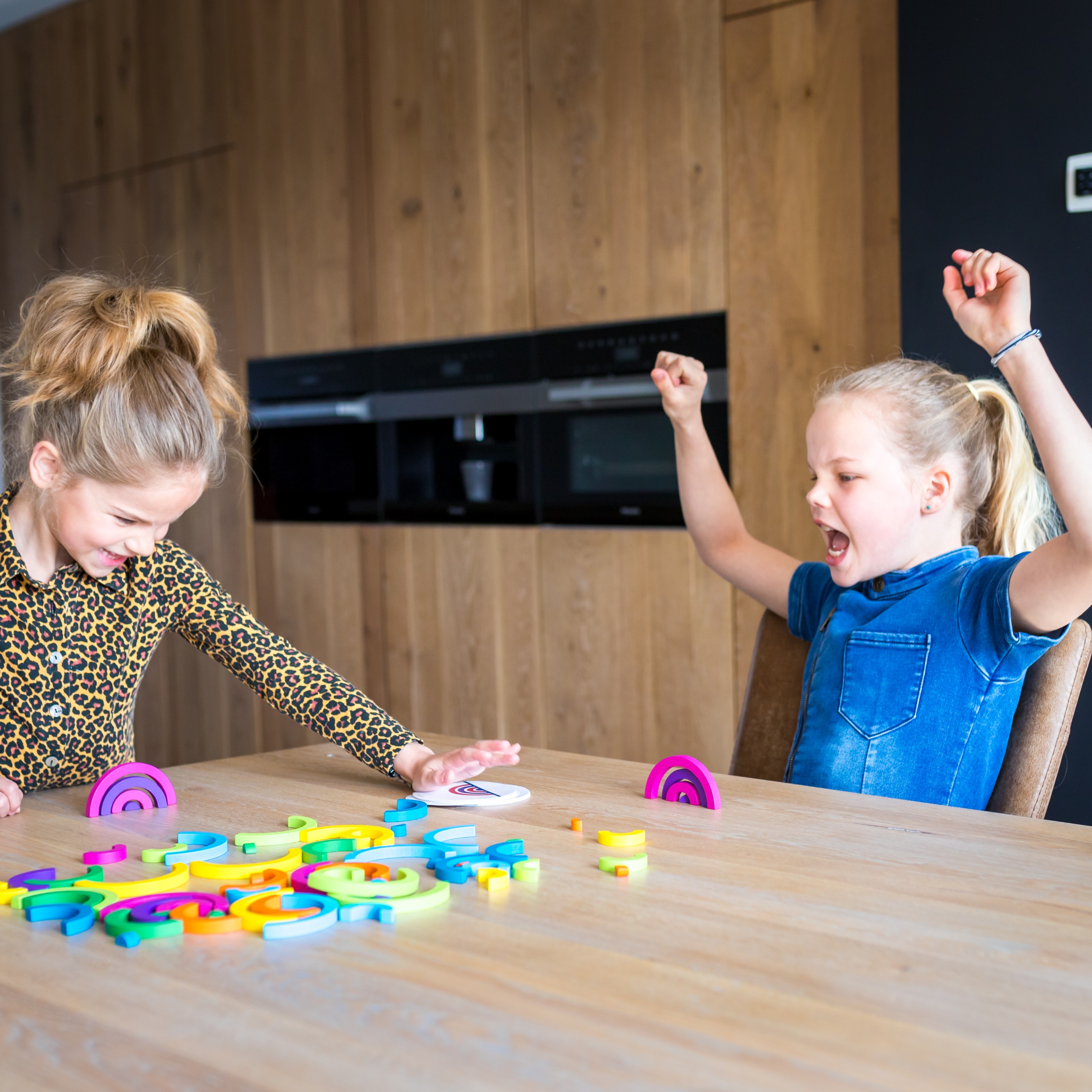 BS Toys Gra Logiczna Tęcza Klocki 6+ | Fabryka Wafelków