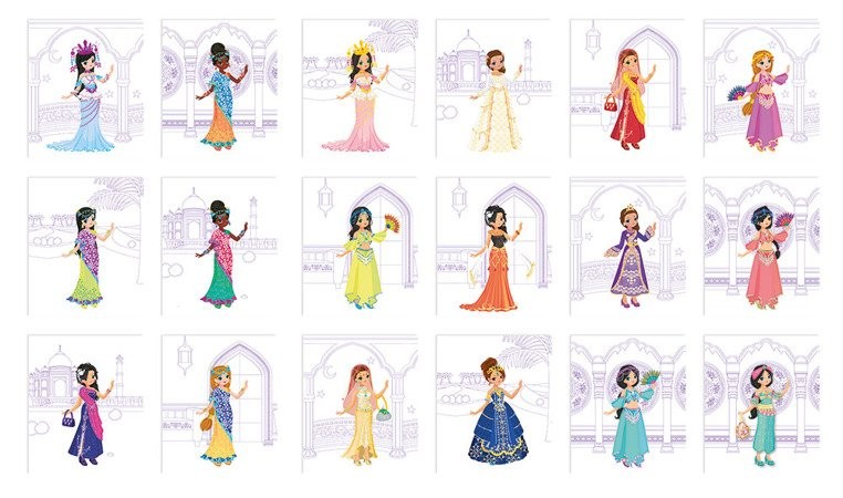 Janod Zeszyt Kreatywny Pokaz Mody Szeherezada 6+