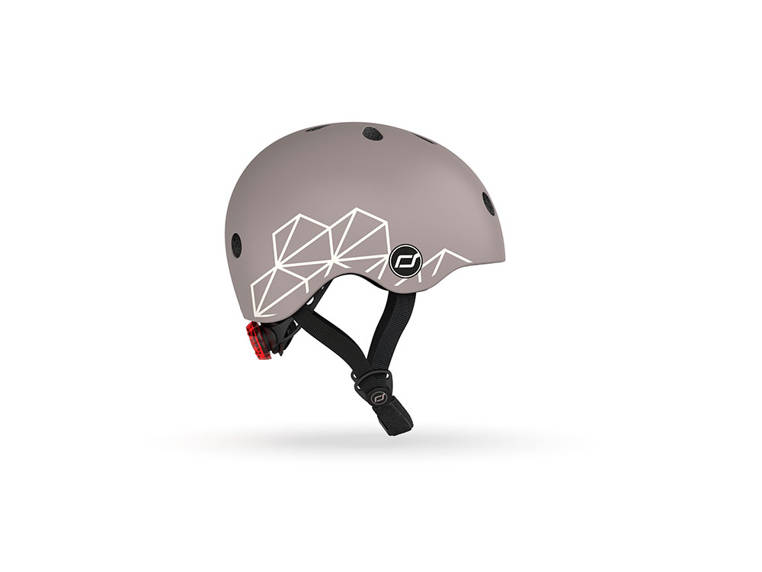 Scootandride Kask XXS-S Brown Lines 1-5 lat
