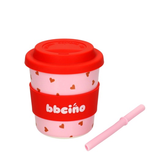 BBCino Zestaw Kubków Mama + Dziecko Sweetheart 350 ml + 240 ml