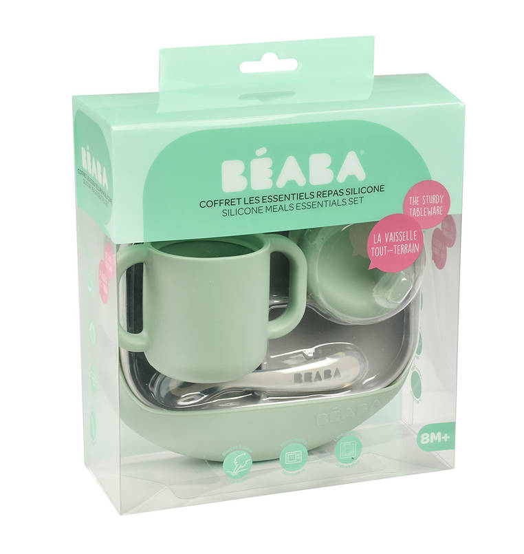 Beaba Silikonowy Zestaw Do Posiłków dla Dzieci 6m+