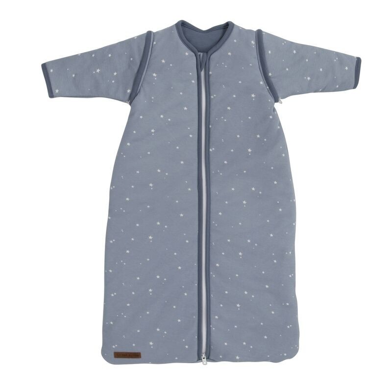 Little Dutch Śpiworek z odpinanymi rękawami Little stars Blue 110cm