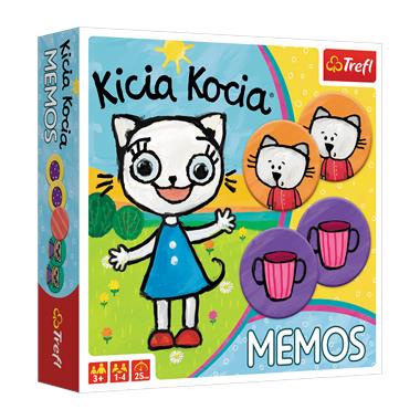 Gra Memos Kicia Kocia - Gra Pamięciowa 2+