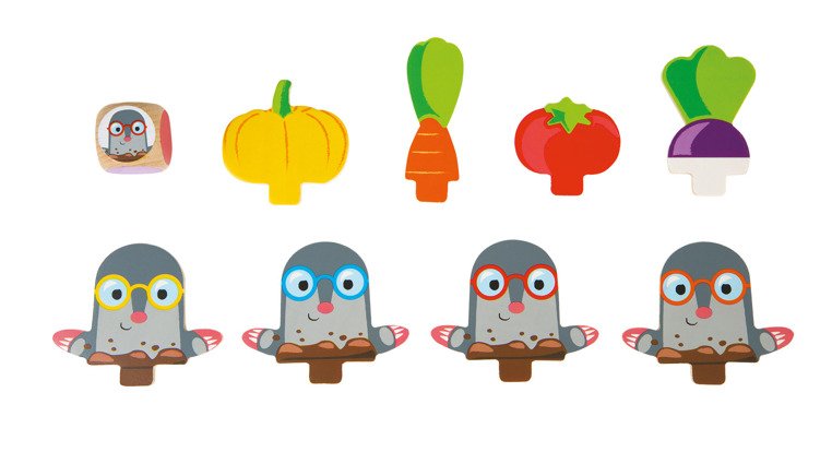 Janod Gra Wyścig Strzeż się kreta! 3+ lat