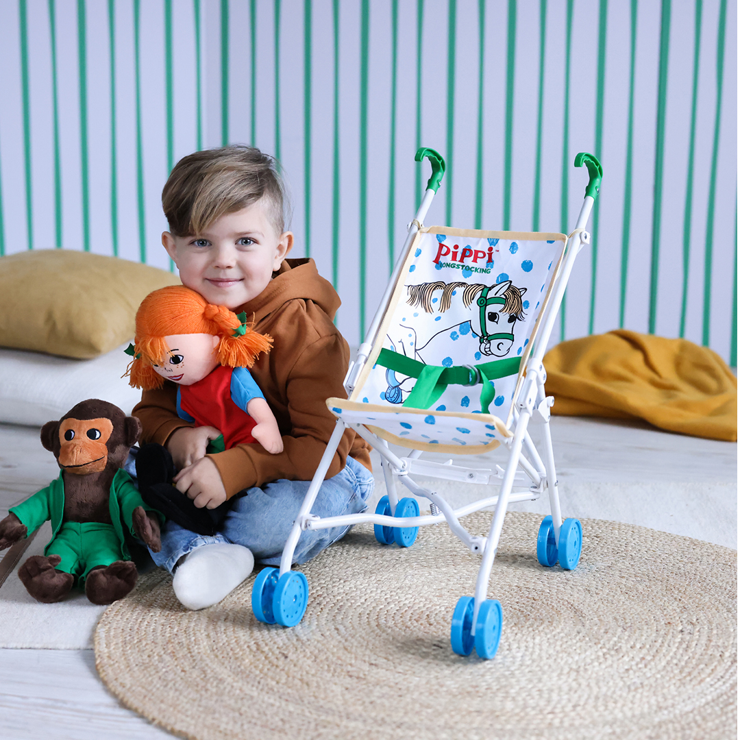 Maskotka Pan Nilsson – małpka z Pippi Langstrumpf, 23 cm