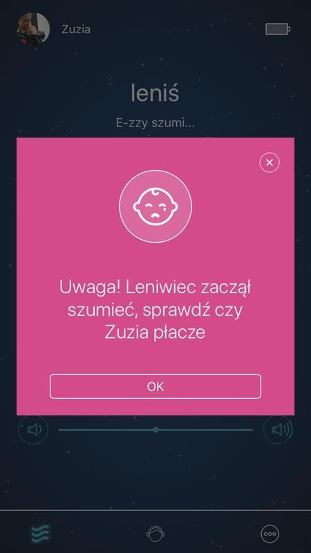 Whisbear Leniwiec E-zzy Szumiący Miś 0+