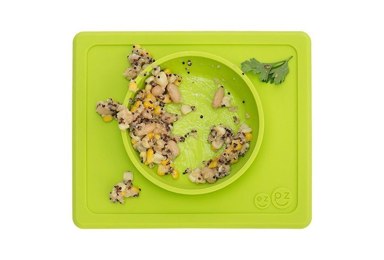 EZPZ Miseczka z Podkładką 2w1 Mini Bowl Zielona