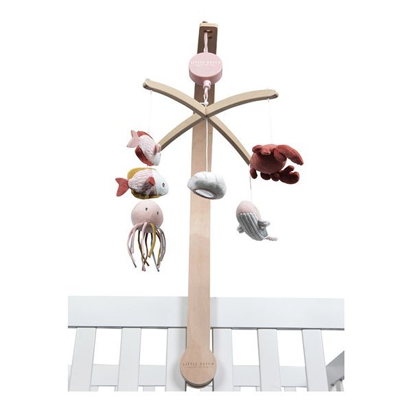 Little Dutch Karuzela Ocean Róż Drewniana 0+