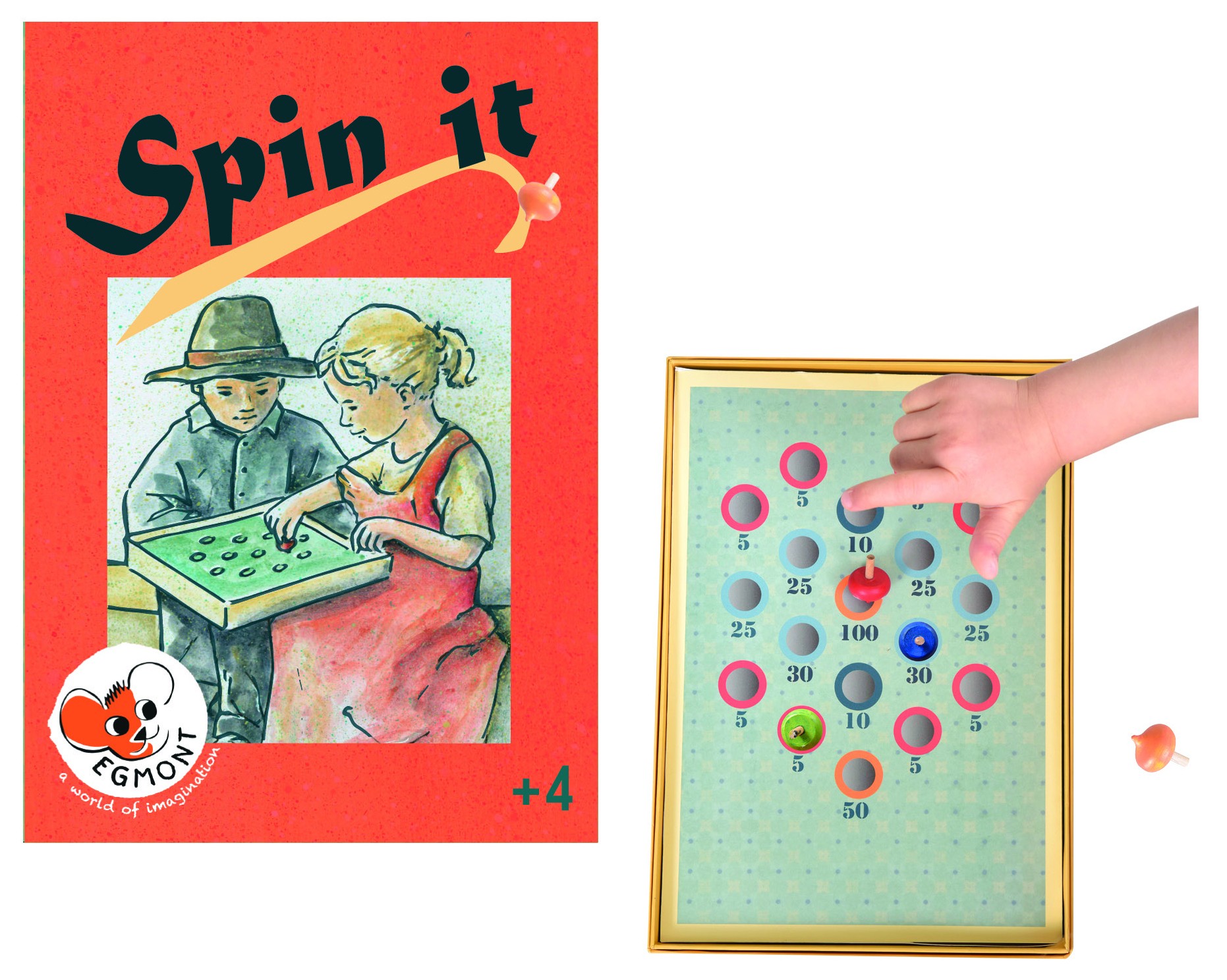 Egmont Toys Drewniane bączki 28x20x3cm