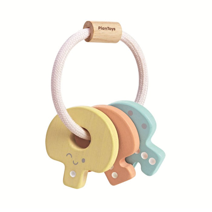 Plan Toys Grzechotka Klucze Pastelowa 0+