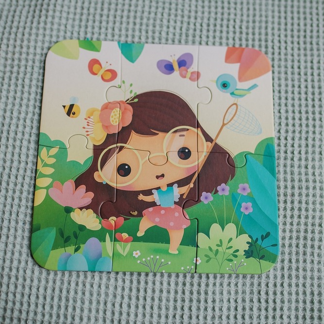 Janod Puzzle Pory Roku 4 Układanki 6-16 el. 3+