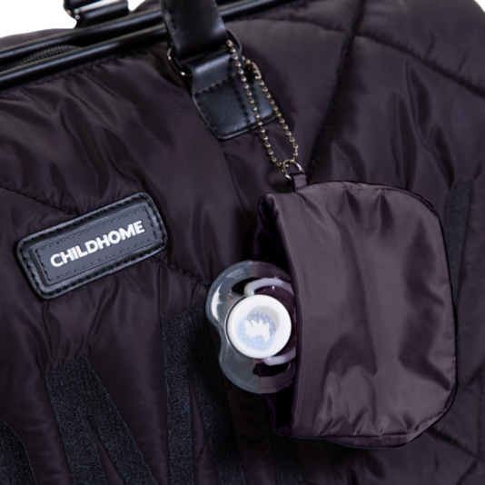 Childhome Torba Family Bag Pikowana Czarna - Praktyczna dla Rodziny