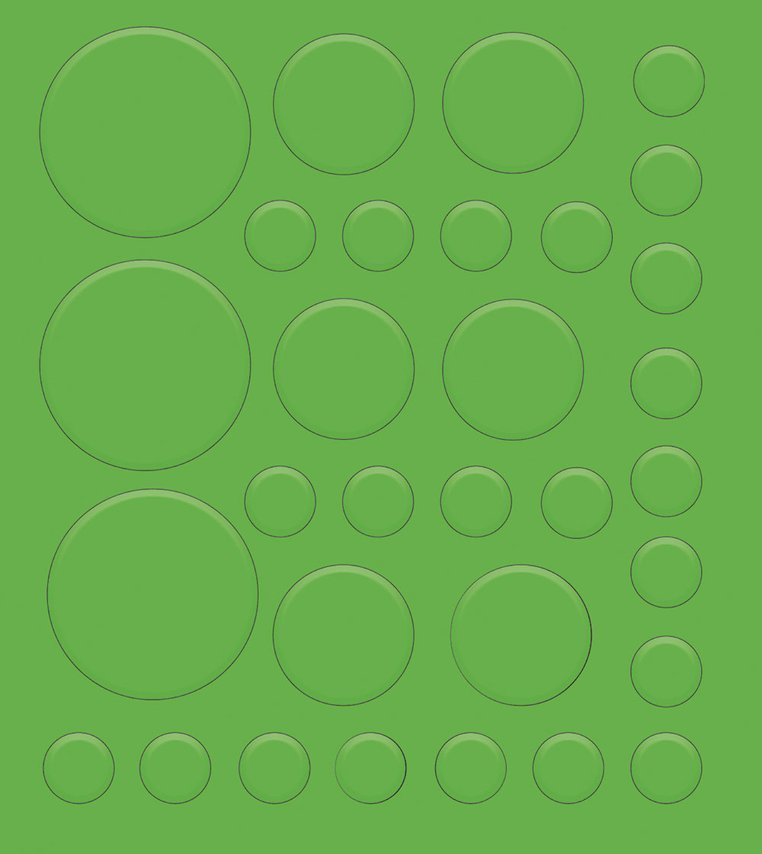 Janod Zestaw kreatywny Okrągłe naklejki Wiosna 3+