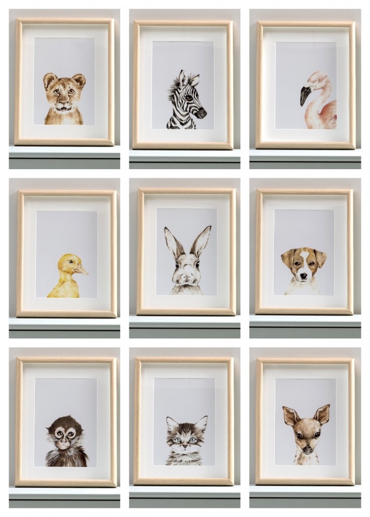 Bimbla Obrazek Lisek A4 - Ilustracja Zwierzątka 0+