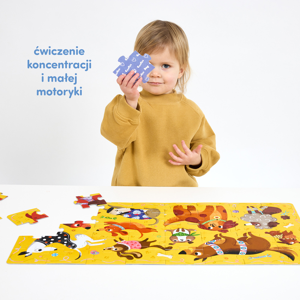 Puzzle duże dla 3 latka CzuCz pieski