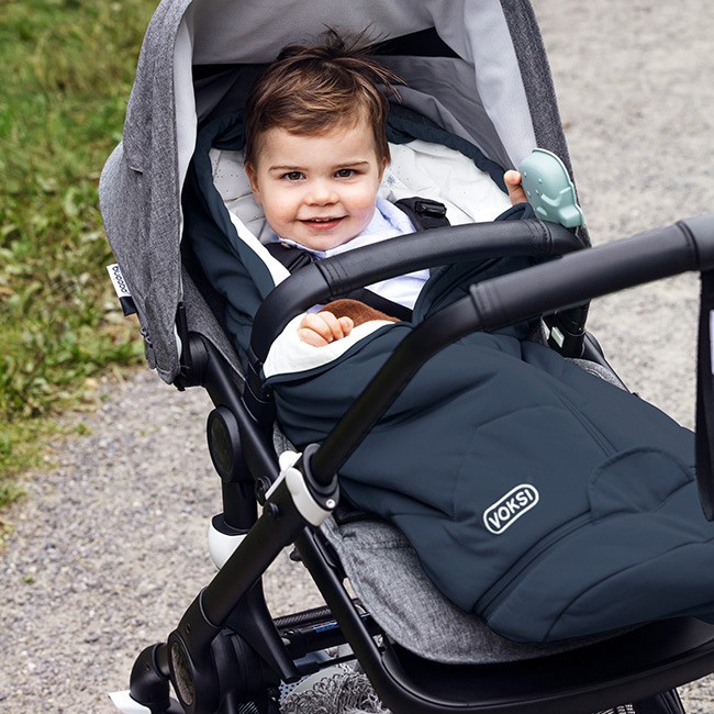 Voksi, Śpiworek do wózka/fotelika Voksi Sky Light - granatowy