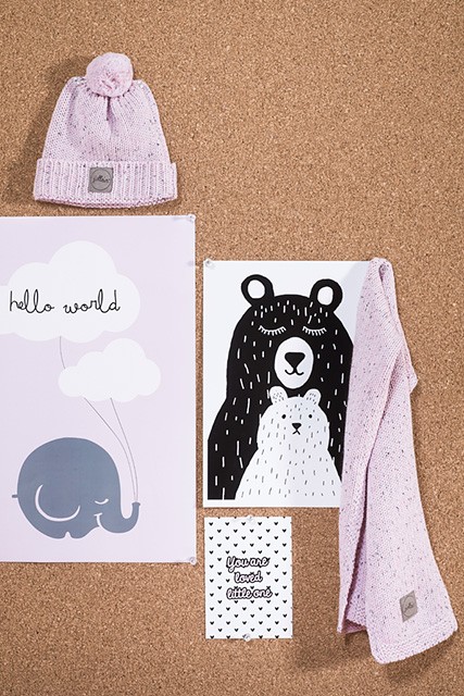 Jollein, Czapeczka 9-18 mies. Confetti Stone green